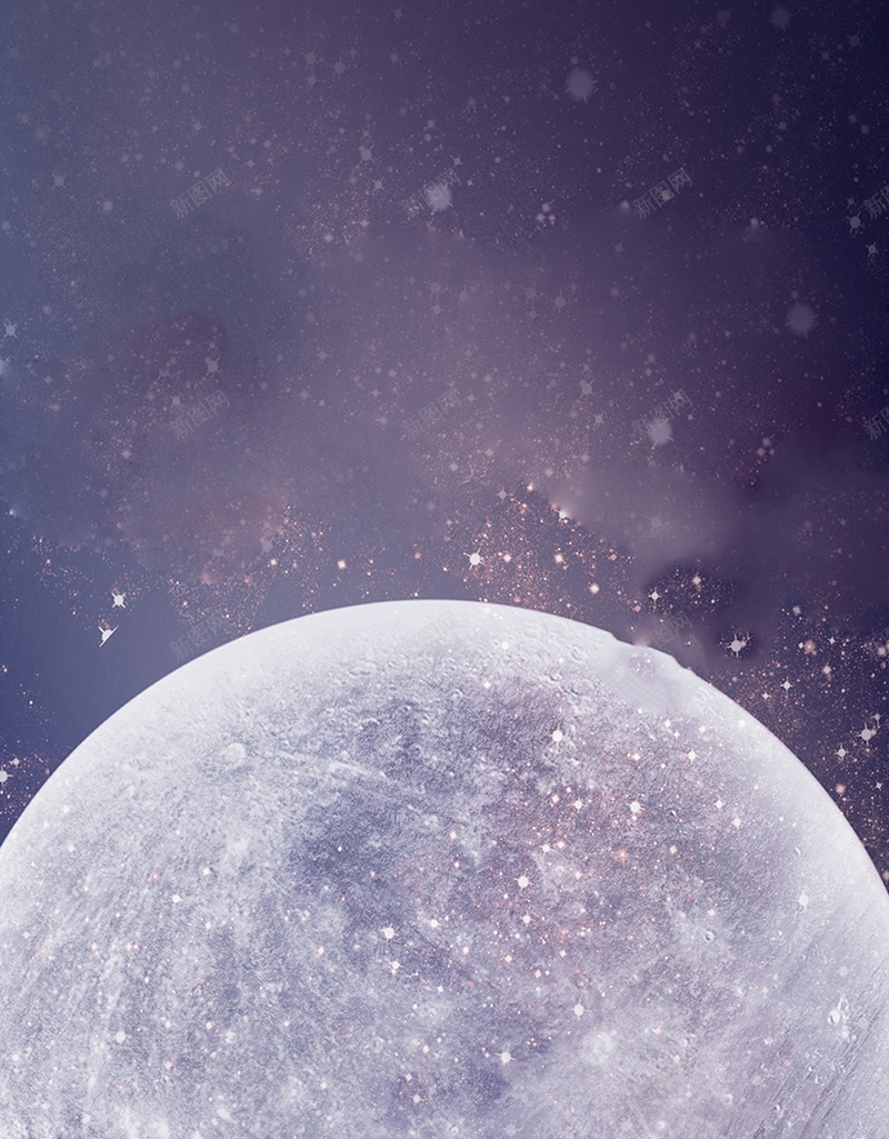 紫色梦幻中秋节月夜浪漫插图jpg设计背景_新图网 https://ixintu.com 中秋促销 中秋插画海报 中秋节海报 双手 团圆 夜晚 星空 月亮 望月 欢度中秋 温暖