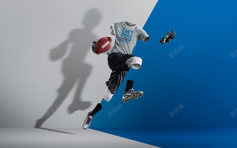 美式橄榄球背景jpg设计背景_新图网 https://ixintu.com 橄榄球 激情 灰色 美式 背影 蓝色 运动 运动员