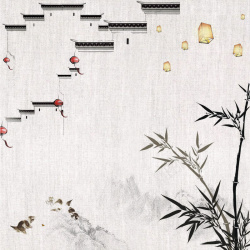 花草茶海报中国风手绘水墨清新茶叶主图高清图片