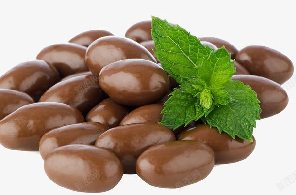 巧克力豆png免抠素材_新图网 https://ixintu.com 实物 巧克力 巧克力豆 甜点 糖果 豆子