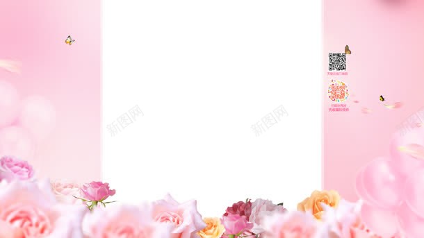 电商店铺粉色专题图jpg设计背景_新图网 https://ixintu.com 店铺 粉色 题图
