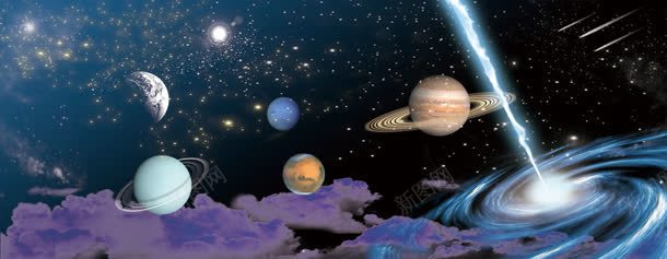 太空背景背景