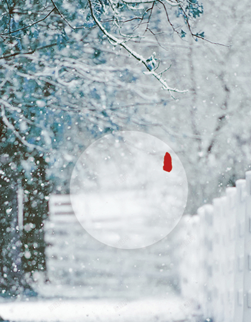 银色雪花唯美冬季大寒背景psd设计背景_新图网 https://ixintu.com psd 二十四节气 企业美图 冬季 唯美 大寒 天气 宣传 日历美图 树木 灰色 节气 道路 雪花