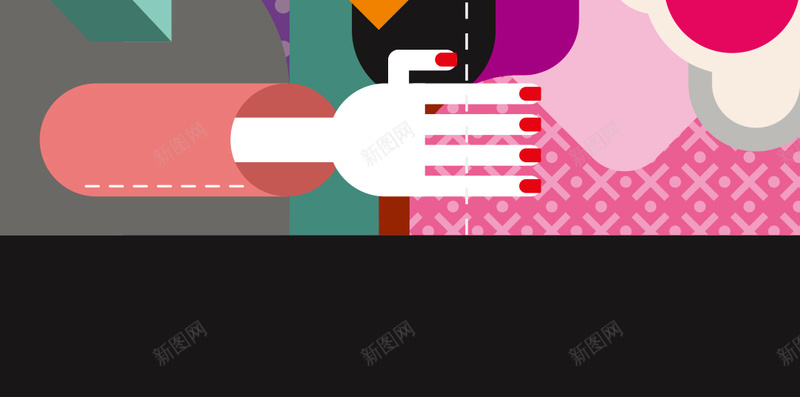 抽象卡通矢量图ai设计背景_新图网 https://ixintu.com 个性 人物头像 人物肖像 动漫人物 卡通人物 卡通设计 广告设计 抽象卡 抽象卡通 抽象画 抽象设计 粉色 矢量图