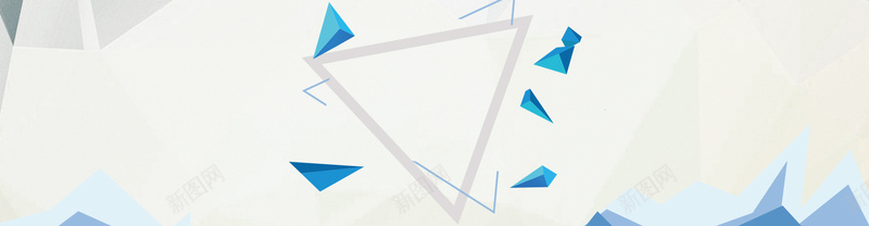 散落的三角形方块蓝灰色动感Bannerpsd设计背景_新图网 https://ixintu.com 三角块 三角形 动感 商业 宣传 时尚 活动 潮流 灰色 舒服 舒适 蓝色