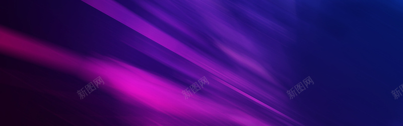 简约蓝紫色科技海报banner背景背景