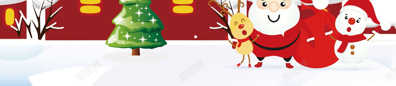 圣诞节绿色卡通创意节日海报psd设计背景_新图网 https://ixintu.com 促销 创意 卡通 唯美 圣诞元素 圣诞节 海报 绿色
