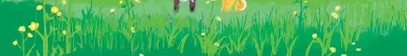 卡通人物海报背景psd设计背景_新图网 https://ixintu.com 人物 卡通 小男孩 手绘 文艺 树林 清新 白云 草地 蓝天