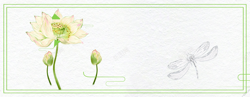 夏季矢量灰色海报背景bannerai设计背景_新图网 https://ixintu.com banner 夏季 夏日 海报 清凉 灰色 矢量 线框 绿色 背景 荷花 莲花 蜻蜓 边框 矢量图