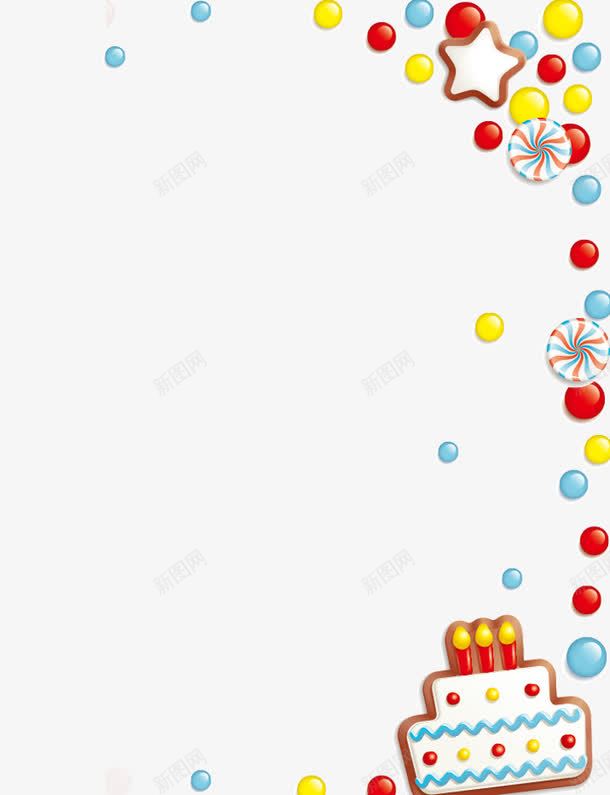 糖果样式png免抠素材_新图网 https://ixintu.com 星星 棒棒糖 糖果 装饰 边框