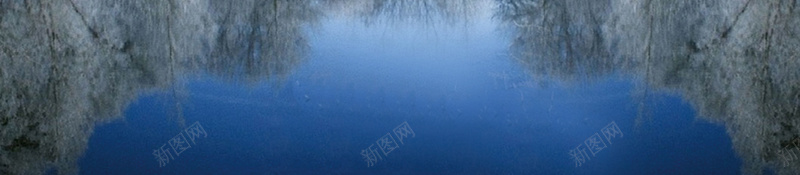 二十四节气海报背景psd设计背景_新图网 https://ixintu.com 中国传统节气 二十四节气 冬季 立冬 节气海报 蓝色 雪景 风景