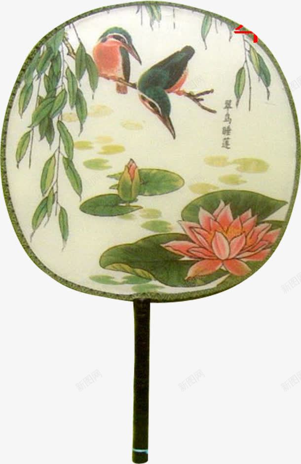 古风丝绸扇子png免抠素材_新图网 https://ixintu.com 丝绸 古风 扇子