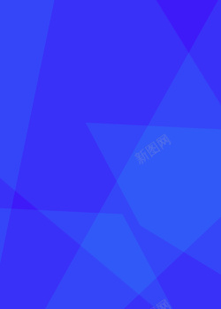 几何三角菱形蓝色几何图形背景高清图片