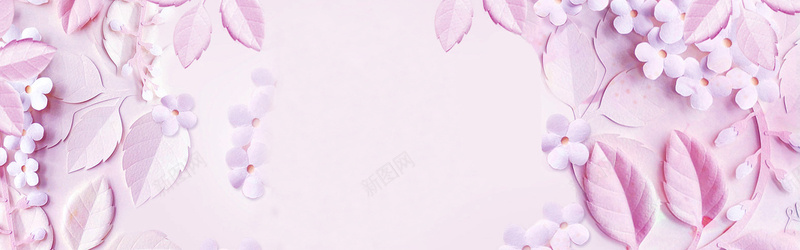 淘宝服装化妆品淡紫色文艺浪漫海报背景背景