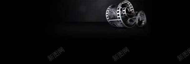 黑色质感胶卷背景bannerjpg设计背景_新图网 https://ixintu.com banner 背景 胶卷 质感 黑色