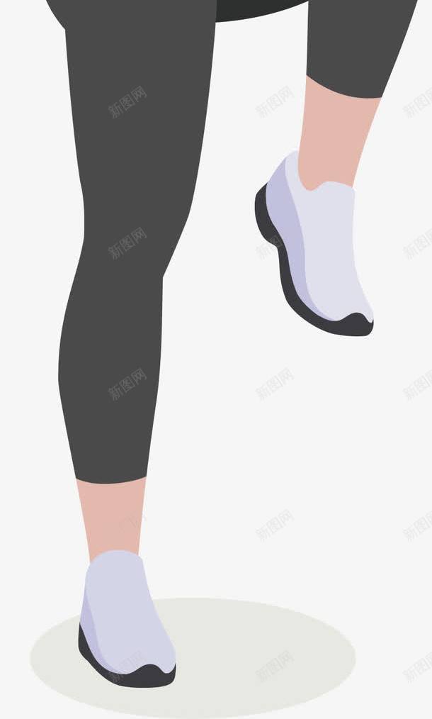 美女教练提腿锻炼png免抠素材_新图网 https://ixintu.com 体力 体育 健康 健身 运动