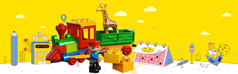 卡通玩具小清新文艺黄色bannerpsd设计背景_新图网 https://ixintu.com 儿童玩具 儿童玩具店 婴儿玩具益智玩 玩具 玩具促销 玩具广告 玩具店 玩具总动员 玩具节 电动玩具