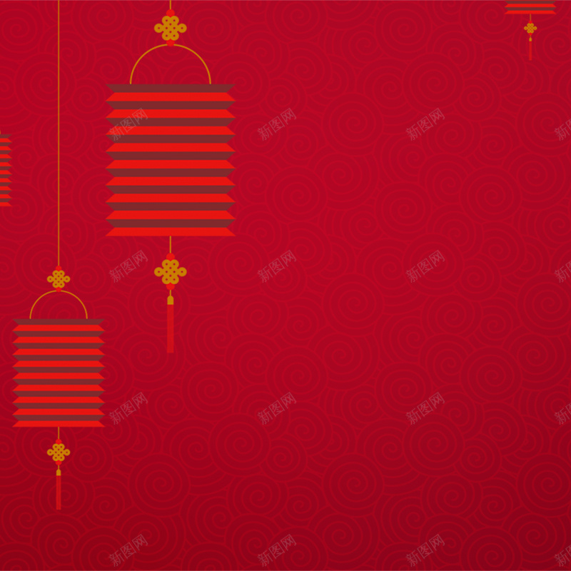 新年主图元素psd设计背景_新图网 https://ixintu.com 2016 中国风 主图 元旦 喜庆 接福 新年 灯笼 猴年 红色背景 过大年 迎春