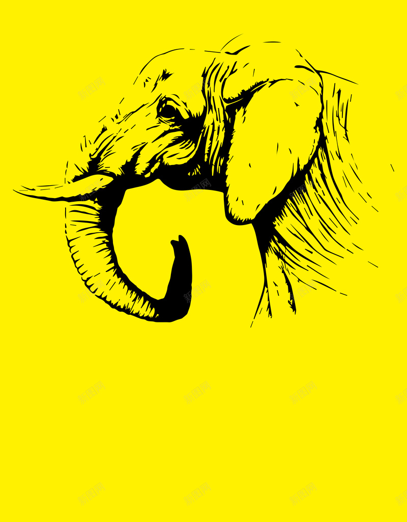 黄色底纹保护大象公益海报背景psd设计背景_新图网 https://ixintu.com 买卖杀戮 保护公益宣传 保护大象 保护海报 公益广告 公益海报 公益背景 创意动物 大象 开心 象牙