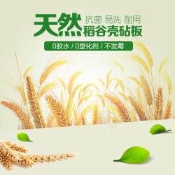 宝宝银手镯主稻谷壳绿色环保菜板砧板主图高清图片