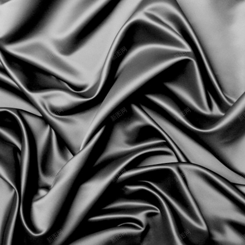 黑色丝绸质感布料背景jpg设计背景_新图网 https://ixintu.com 主图 纹理 质感 黑色丝绸质感布料丝柔