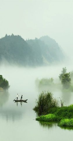 云间水云间景物静物壁纸高清图片