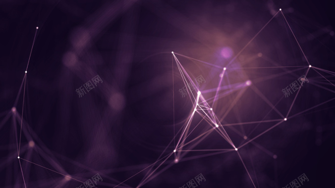 紫色梦幻星座星空海报背景背景