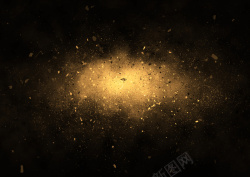 太空爆炸大气星空金色背景高清图片