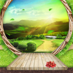 商品主图边框矢量清新边框背景图高清图片