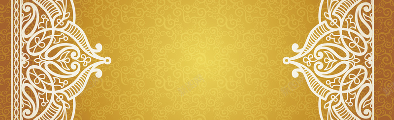 金色欧式大气婚礼背景矢量图背景