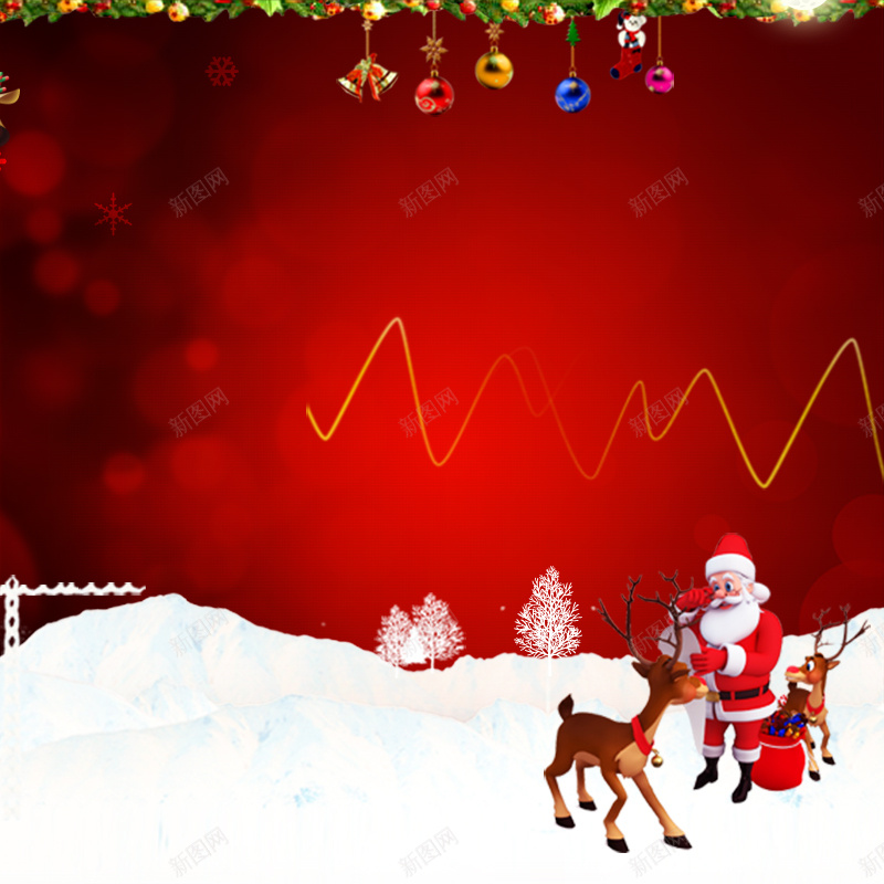 圣诞直通车背景主图psd设计背景_新图网 https://ixintu.com 主图 卡通 圣诞直通车主图模板 圣诞老人 圣诞节主图 圣诞节促销主图模板 手绘 童趣 红色
