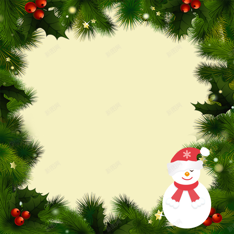圣诞绿色方形边框淘宝主图psd设计背景_新图网 https://ixintu.com 圣诞 圣诞主图 圣诞树 圣诞狂欢 圣诞节 淘宝主图 绿色 边框 雪人