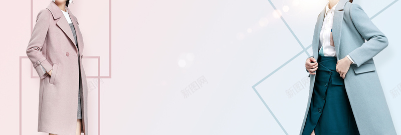 淘宝双十二女装钜惠时尚简约彩色bannerpsd设计背景_新图网 https://ixintu.com banner 双十二 呢子大衣 女装 彩色 时尚 淘宝 简约 钜惠