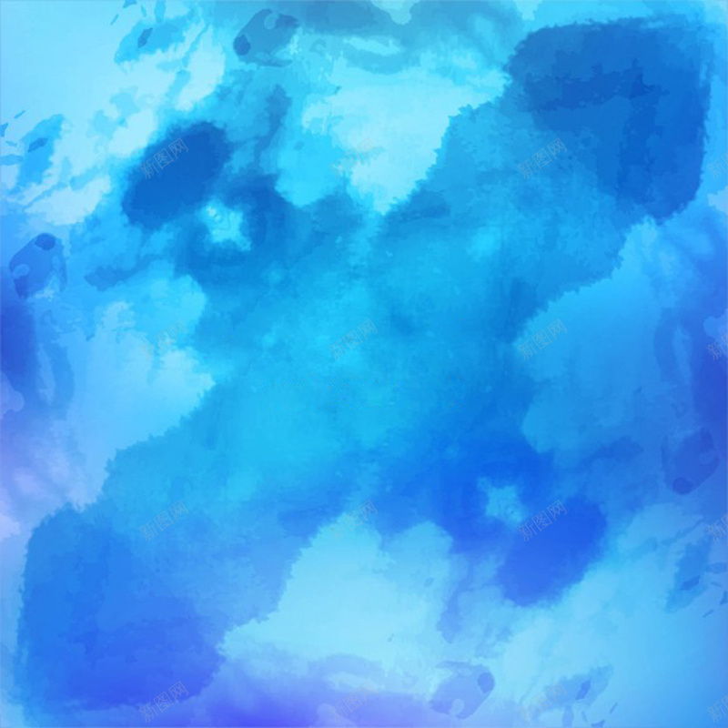 天蓝色水彩质感天空云朵背景图jpg设计背景_新图网 https://ixintu.com 云朵 天空 天蓝色 梦幻 水彩质感 浪漫