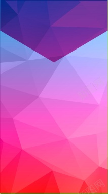 紫色红色渐变三角立体背景背景