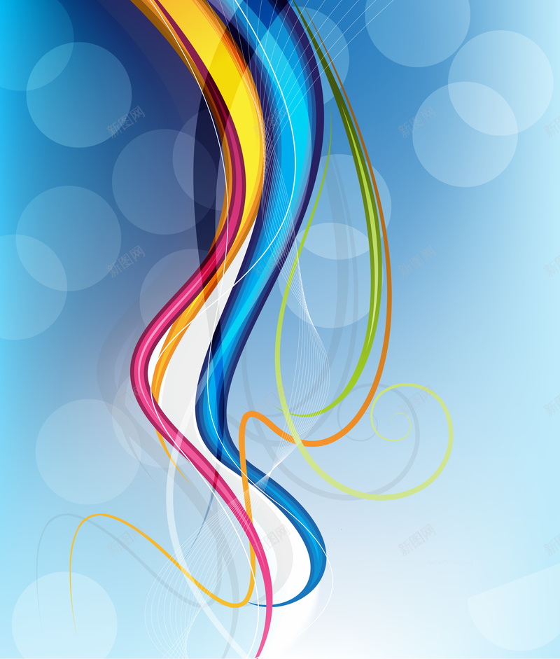 颜色时尚模式向量背景卡封面海报jpg设计背景_新图网 https://ixintu.com 创意 创意卡片 华丽的材质 圆 封面模板 时尚 曲线 活力的名片模板 温馨 蓝色背景 颜色模式