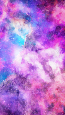 喷墨水彩粉紫色背景H5背景背景