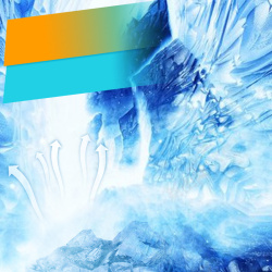 电器主图背景冰块电风扇空调蓝色PSD分层主图背景高清图片