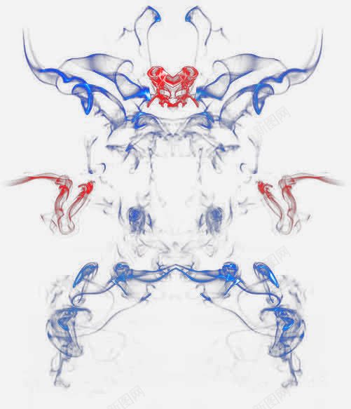 烟雾装饰psd免抠素材_新图网 https://ixintu.com 梦幻光芒 炫光 烟火 烟雾 红烟 蓝烟