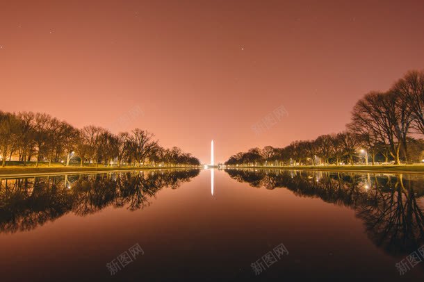 唯美湖泊天空夜景jpg设计背景_新图网 https://ixintu.com 夜景 天空 湖泊