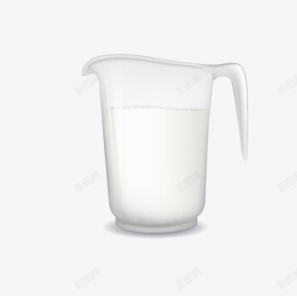 牛奶壶png免抠素材_新图网 https://ixintu.com 水壶 牛奶 玻璃
