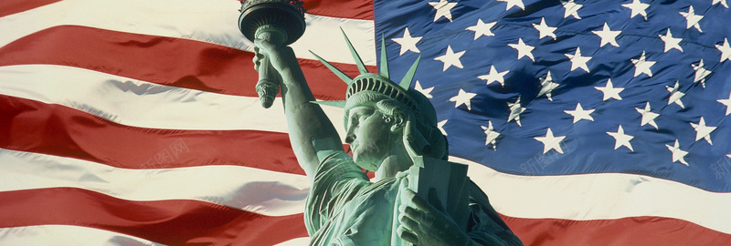 美国自由女神像图背景