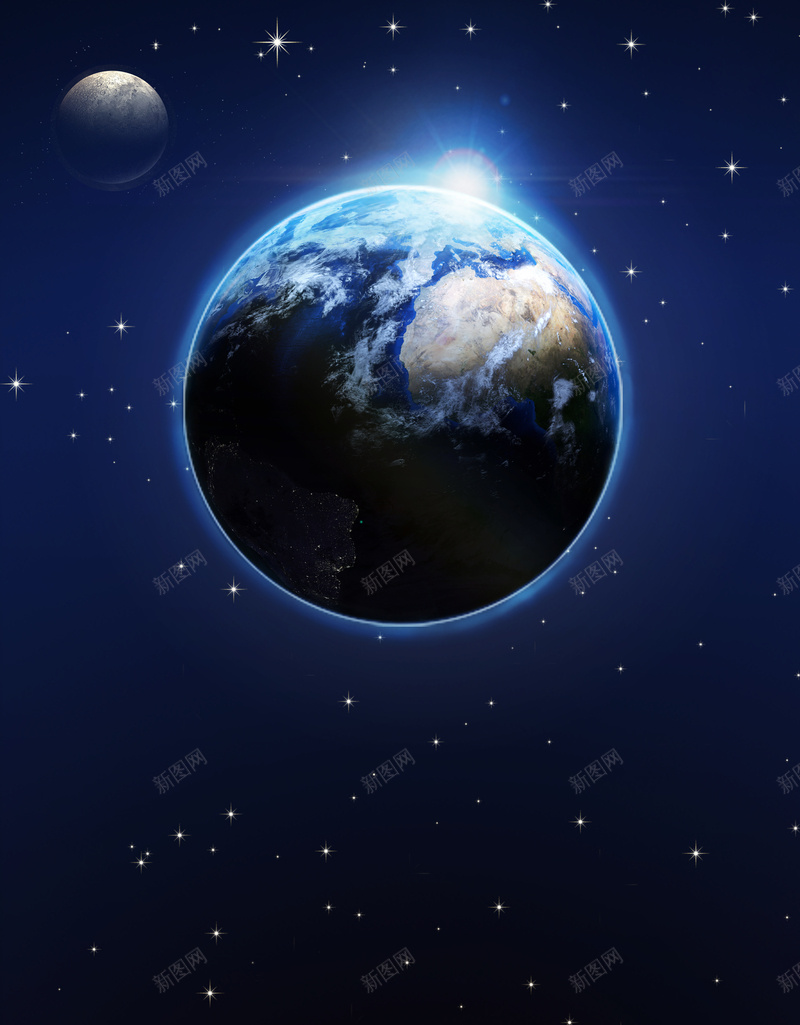 世界地球日环保海报psd设计背景_新图网 https://ixintu.com 422 低碳 保护地球 保护环境世界地球日 公益海报 地球 地球日 大气 节约用水 节能 蓝色