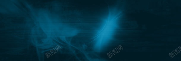 蓝色科技梦幻光束背景banner背景