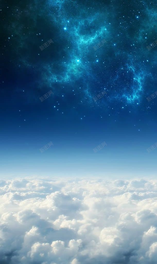蓝色神秘天空壁纸jpg设计背景_新图网 https://ixintu.com 壁纸 天空 神秘 蓝色
