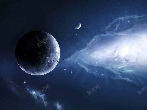 宇宙星空里的星球jpg设计背景_新图网 https://ixintu.com 宇宙 星球 星空