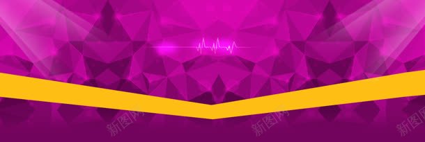 紫色炫酷淘宝海报背景banner背景