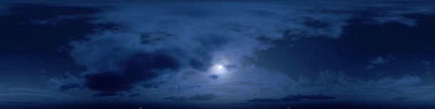 活动时间夜晚月亮美景摄影图片