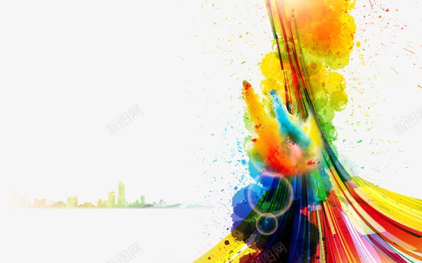 彩色水墨背景图psd免抠素材_新图网 https://ixintu.com 彩色 手绘 水墨 炫彩 炫酷