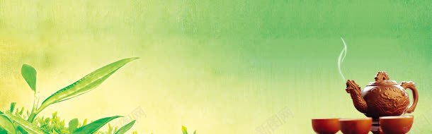 茶具做旧纸张古典横幅绿色jpg设计背景_新图网 https://ixintu.com 古典 横幅 纸张 绿色 茶具
